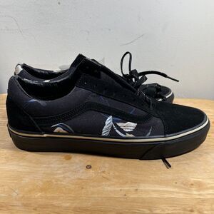 Vans Old Skool Unisex Size M 8.5‎ W 10 Shoes Black Casual Skate Sneakers